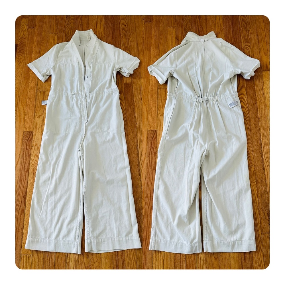 ★ Gap Utility Jumpsuit - Color Off white/ Grey Stone ★ - Picture 13 of 17